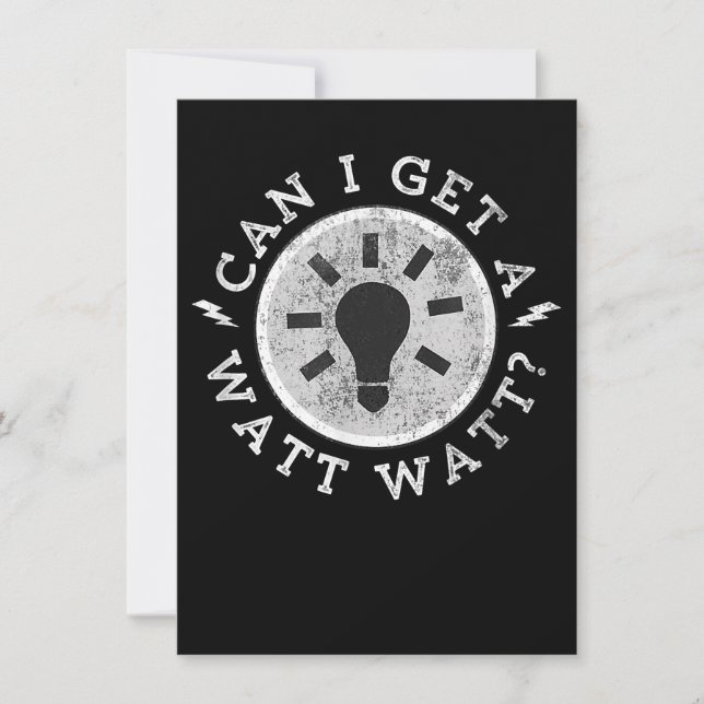 Convites Posso pegar um Engenheiro elétrico de amantes engr (Frente)