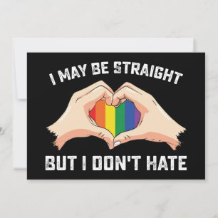 Convites Posso ser Hetero, mas não odeio lésbica Gay