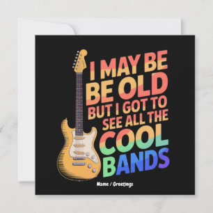 Convites Posso ser velho, mas eu pude ver todas as bandas l