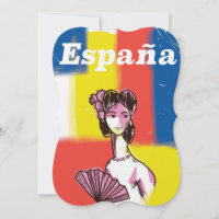 Poster das viagens vintage de España