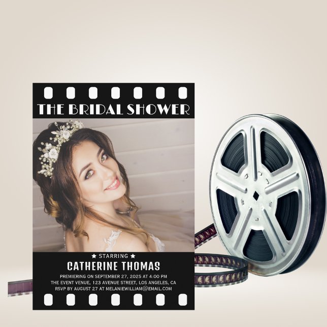 Convites Poster de Filme de Chá de panela Exclusivo do rolo (Criador carregado)