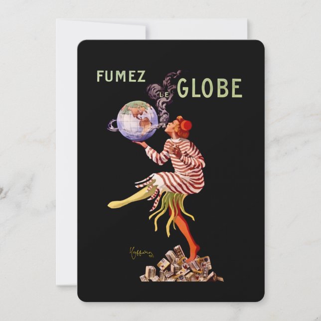 Convites Poster de propaganda para fumar Leonetto Cappiello (Frente)