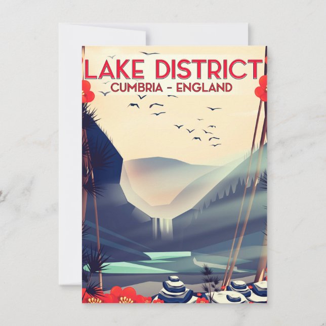 Convites Poster de Vacinação do Distrito de Cumbria (Verso)