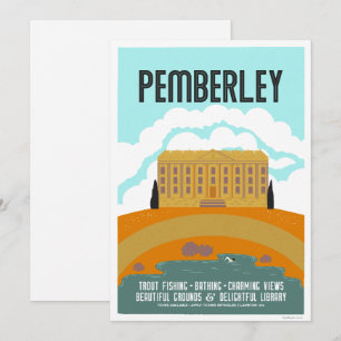 Convites Poster de Viagens vintage Permberley