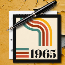 poster vintage de faixa retrô 1965