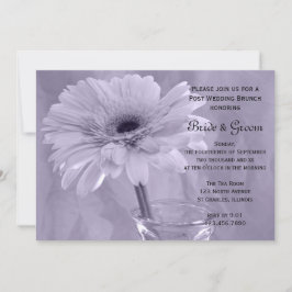 Convites Posto Daisy Roxo Casamento Brunch