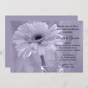 Convites Posto Daisy Roxo Casamento Brunch
