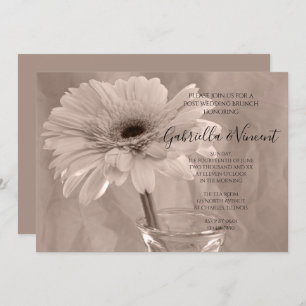 Convites Posto de Casamento de Daisy, Rosa-Rosa-Pálido, Bru