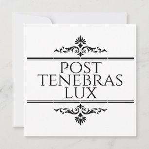 Convites Posto Tenebras Lux