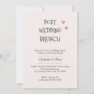 Convites Posto Wedding Brunch