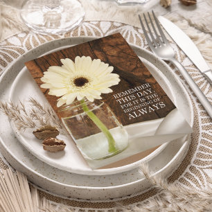 Convites Pote de Mason Margarida Casamento Country Salve a 