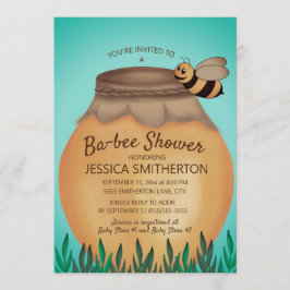Convites Pote de mel e Chá de fraldas de abelhas