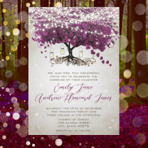 Pote de Pedra Radiant Roxo Casamento
