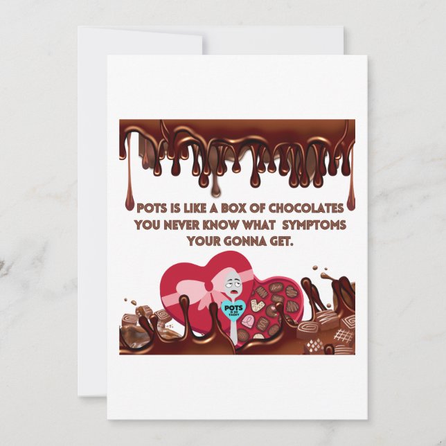 Convites Potes É Como Uma Caixa De Chocolates (Frente)