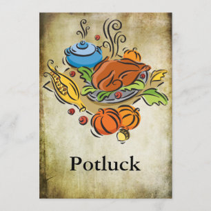 Convites Potluck