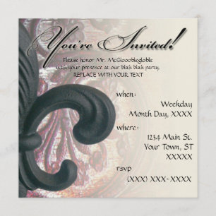 Convites praça Burgundy / areia