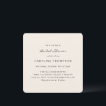 Convites Praça de Marfim Chá de panela Minimalista Moderna<br><div class="desc">Convite mínimo moderno à Praça do Chá de panela na Costa do Marfim</div>