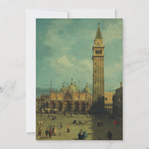 Convites Praça de São Marcos por Canaletto