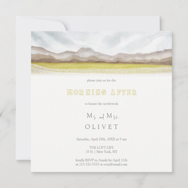 Convites Pradarias na Manhã de Sangue Depois (Frente)