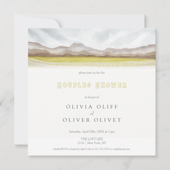 Convites Pradarias no Chá de Casais Bloqueados (Frente)