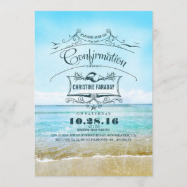 Convites Praia de Confirmação
