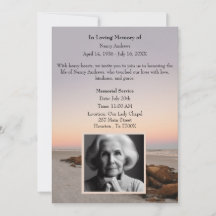 Praia no Sunset no Memorial Funeral de Memória Ama