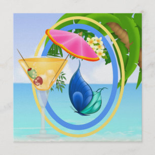 Convites Praia Paradisíaca