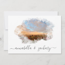 CONVITES *~* PRAIA RSVP - QR RAINBOW AR11 CASAMENTO BEACH