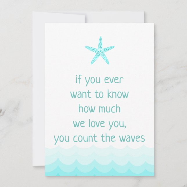 Convites Praia se quiser saber quanto sinal de 5 x 7" (Frente)