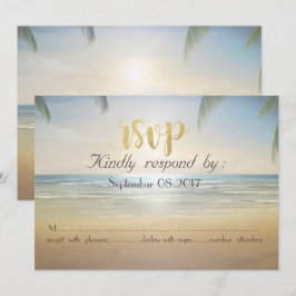 Convites Praia Sunset Palms RSVP