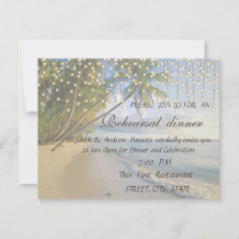 Convites Praia Tropical,Palm,Janto de Ensaio de Luzes de Co