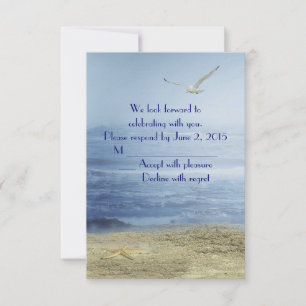 Convites Praia Tropical RSVP