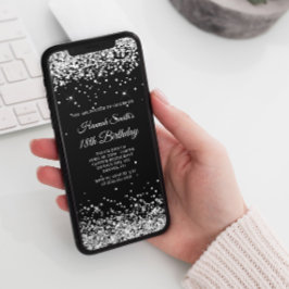 Convites Prata da Loteria e Negra 18º aniversário