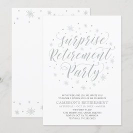 Convites Prata e branco | Partido da Reforma Empresarial Mo