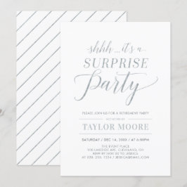 Convites Prateado | Simples Partido de Reforma Empresarial 