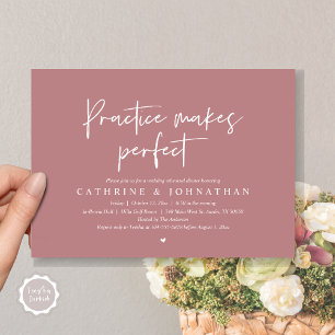 Convites Prática faz Janto perfeito, ensaio de casamento
