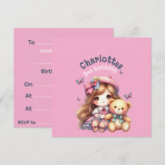 Convites Prato de papel personalizado para aniversariante