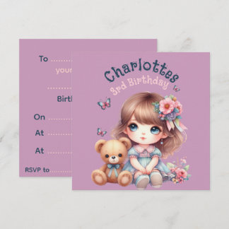 Convites Prato de papel personalizado para aniversariante