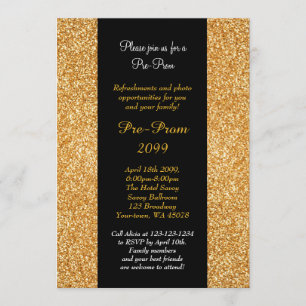 Convites Pré-Baile de formatura, Pré-Baile de formatura, 