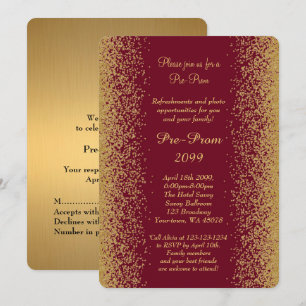 Convites Pré-Baile de formatura, Pré-Baile de formatura, Qu