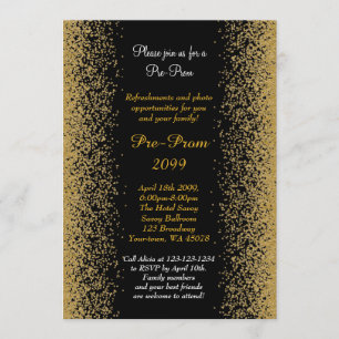 Convites Pré-Baile de formatura, Pré-Baile de formatura, Qu