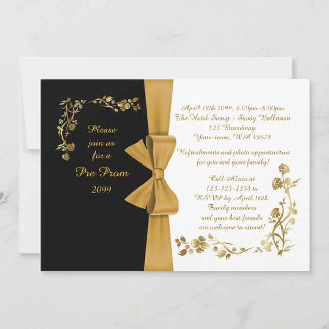 Convites Pré-Baile de formatura, Pré-Baile de formatura, Qu (Frente)