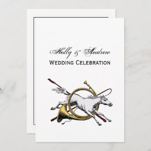 Convites Pré-Papoila Equestre Pulando Pela Cor Do Corno