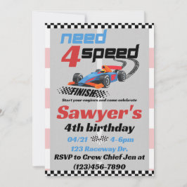 Convites Precisa de 4 horas de aniversário