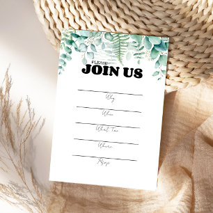 Convites Preencha O Eucaplyptus Multipropósito Do Vazio