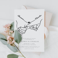 Prendendo Mãos Simples Casamento Mínimo