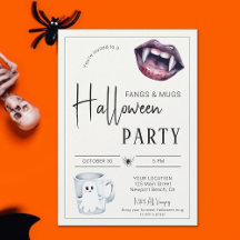 Presas e Mugs Festa de Halloween Vampiros Aranha D