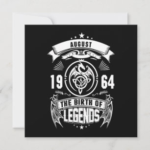 Convites Presente de Agosto   1964 O Nascimento das Lendas
