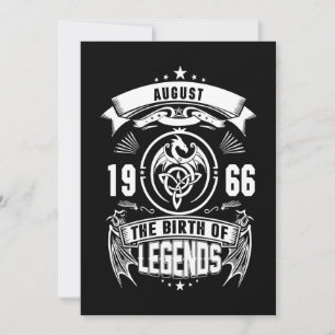 Convites Presente de Agosto   1966 O Nascimento das Lendas