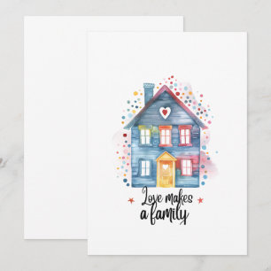 Convites Presente de Amor que Faz uma Família, Presente de